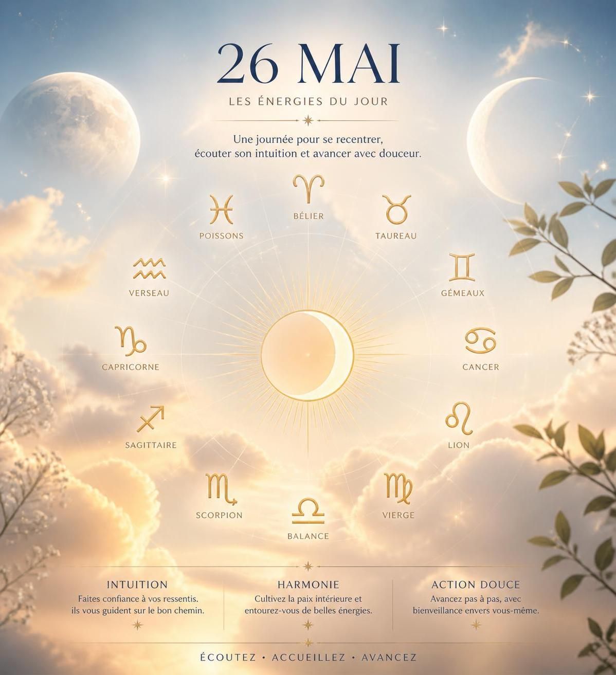 découvrez ce que l'horoscope du 26 mai vous réserve : surprises, conseils et prédictions pour vivre pleinement votre journée.