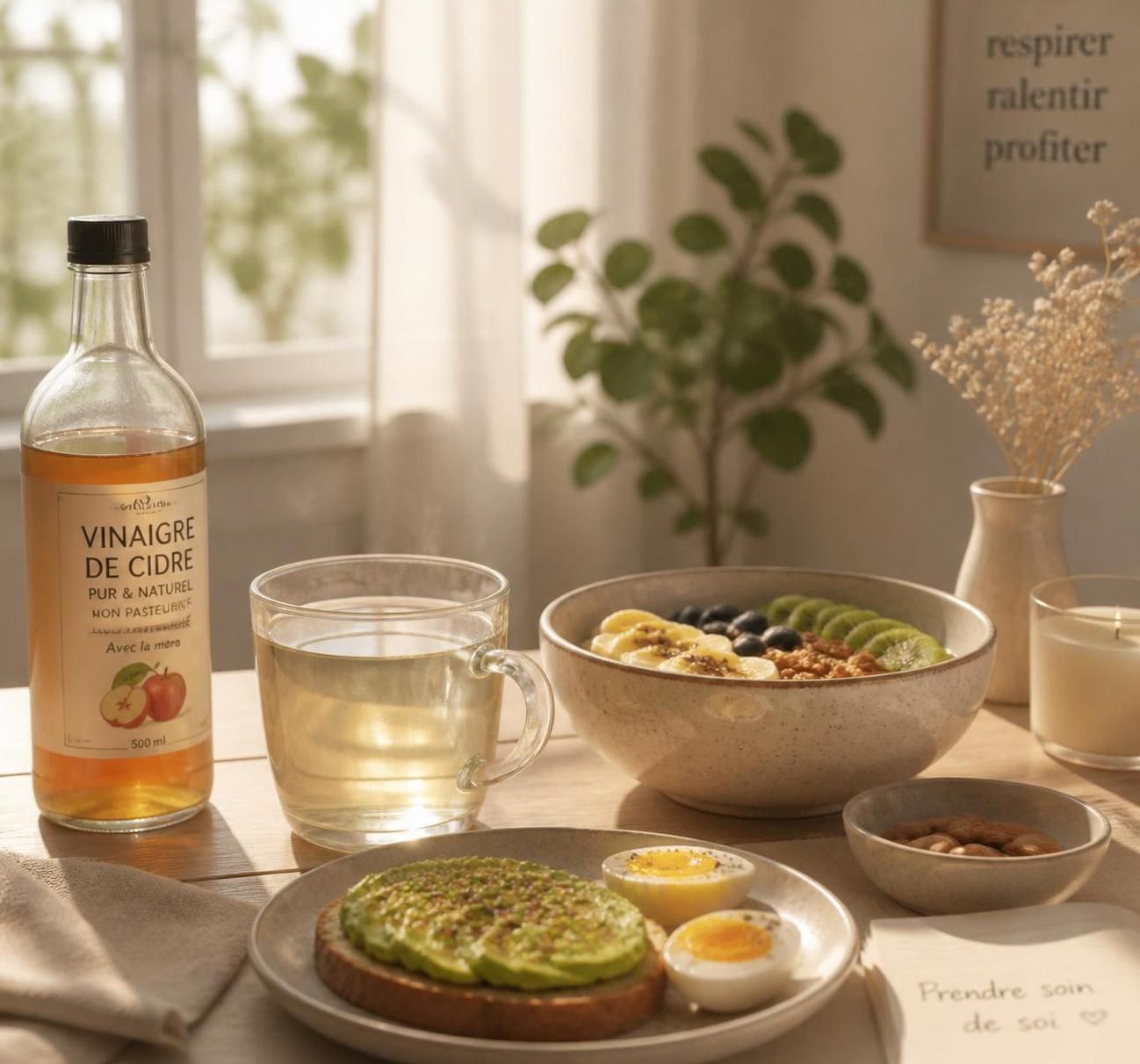 découvrez comment boire du vinaigre de cidre dans de l’eau chaude chaque matin peut stimuler votre bien-être en améliorant la digestion, renforçant le système immunitaire et favorisant une meilleure vitalité au quotidien.