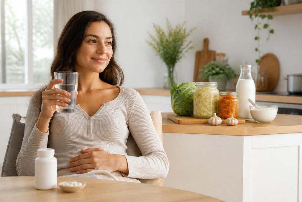découvrez comment les probiotiques peuvent aider à réduire les ballonnements et apaiser votre ventre pour un confort digestif optimal.
