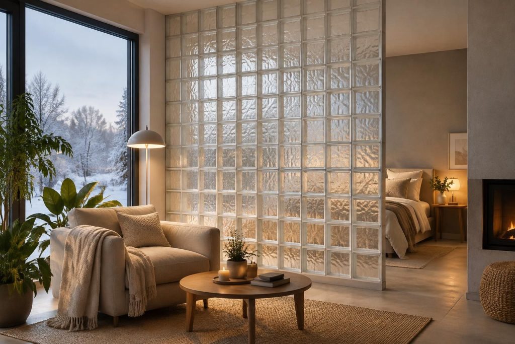 découvrez comment la brique de verre améliore l’isolation thermique de votre intérieur tout en apportant lumière naturelle, confort et élégance.