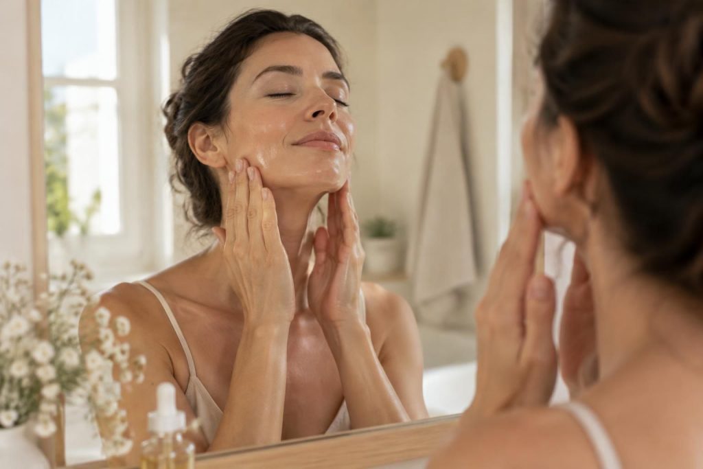 Automassage du visage : techniques simples pour un effet anti-âge naturel